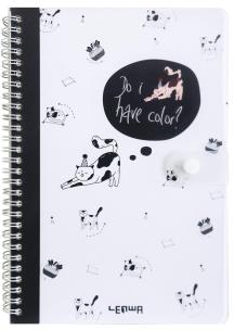 Opakowanie Kołonotes B5/80K linia zamykany na zatrzask