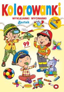 Okładka książki Kolorowanki. Bartek