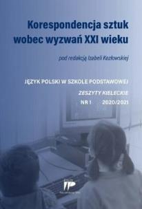 Okładka książki Korespondencja sztuk wobec.. 1 2020/2021