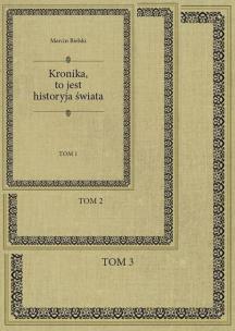 Okładka książki Kronika, to jest historyja świata T.1-3