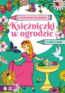 Okładka książki Księżniczkowe kolorowanki. Księżniczki w ogrodzie