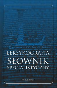 Okładka książki Leksykografia Słownik specjalistyczny