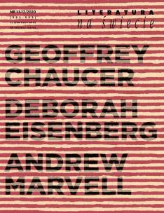 Okładka książki Literatura na świecie 11-12/2020