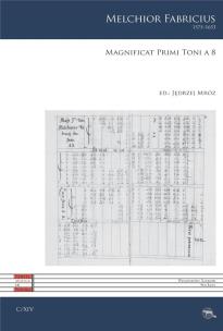 Okładka książki Magnificat primi toni a 8. Fabricius