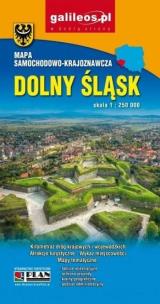 Okładka książki Mapa samochodowo-kraj. - Dolny Śląsk 1:250 000 w.7