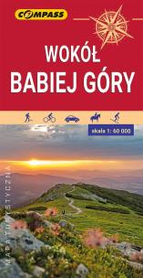 Okładka książki Mapa turystyczna Wokół Babiej Góry 1:60 000