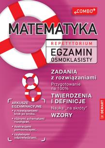 Okładka książki Matematyka Repetytorium Egzamin ósmoklasisty