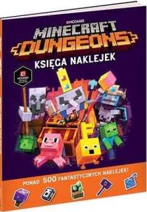 Okładka książki Minecraft Dungeons. Księga naklejek