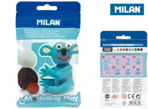 Opakowanie Modelina Milan samoutwardzalna AIR-DRY 100 g niebieska