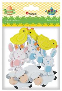 Opakowanie Naklejki piankowe 3D mix wzorów 12szt