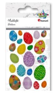 Opakowanie Naklejki Pisanki żywica epoksydowa mix 21szt