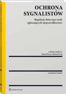 Okładka książki Ochrona sygnalistów