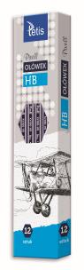 Opakowanie Ołówek Tetis pixell heksagonalny HB 12 sztuk KV060-HB