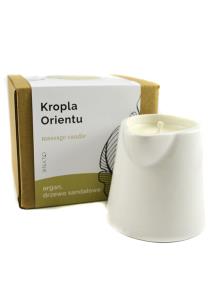 Zdjęcie produktu Olynk Sojowa świeca do masażu argan, drzewo sandałowe 120 ml