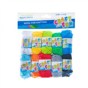 Opakowanie Ozdoba dekoracyjna mulina 23mx10szt mix kol