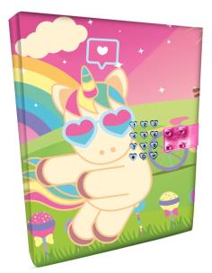 Pamiętnik zamykany na kod Sweet Dreams KL10866. Wydawca: Kids Euroswan. Multiszop.pl Opakowanie Pamiętnik zamykany na kod Sweet Dreams KL10866