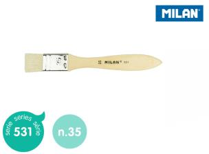 Opakowanie Pędzel MILAN spalter szczecinowy seria 531 nr 35 blister