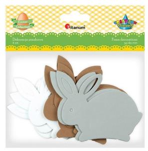 Opakowanie Piankowe Króliki 95x80mm mix 8szt