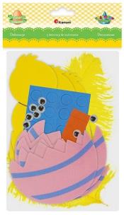 Opakowanie Piankowy kurczak w skorupce do złożenia 5szt