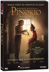 Pinokio DVD. Autor: Matteo Garrone. Multiszop.pl Okładka książki Pinokio DVD