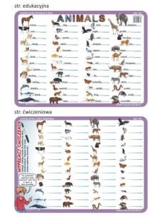 Opakowanie Podkładka edu. 04 - Animals - język angielski