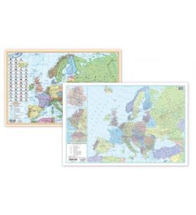 Opakowanie Podkładka na biurko - Mapa polit. i kodowa Europa