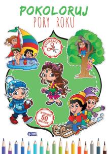 Okładka książki Pokoloruj Pory Roku