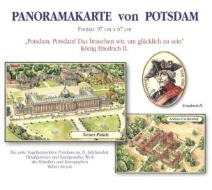 Opakowanie Potsdam Panorama Mapa pamiątkowa