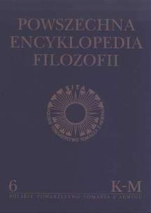 Okładka książki Powszechna Encyklopedia Filozofii t.6 K-M