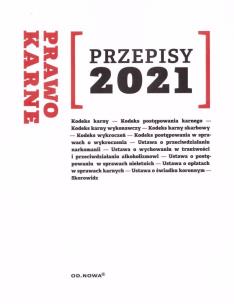 Okładka książki Prawo karne 2021