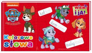 Okładka książki Psi Patrol. Wiem i ja! Kolorowe słowa