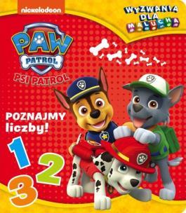 Okładka książki Psi Patrol. Wyzwania dla malucha. Poznajmy liczby!