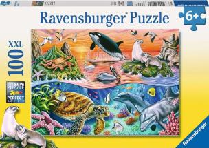 Opakowanie Puzzle 100 Wzburzony ocean XXL