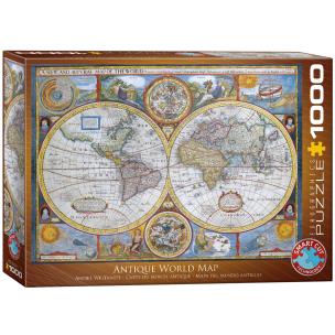 Opakowanie Puzzle 1000 Antyczna Mapa Świata 6000-2006