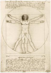 Opakowanie Puzzle 1000 Człowiek Witruwiański