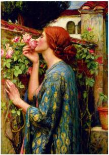 Opakowanie Puzzle 1000 Dusza róży, John William Waterhouse