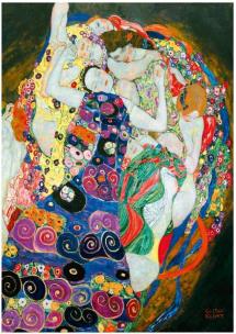 Opakowanie Puzzle 1000 Młode dziewice, Gustav Klimt