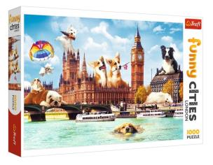 Opakowanie Puzzle 1000 Psy w Londynie TREFL
