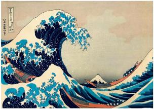 Opakowanie Puzzle 1000 Wielka fala, Hokusai