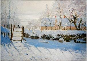 Opakowanie Puzzle 1000 Zima, Monet