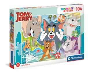Opakowanie Puzzle 104 Superkolor Tom & Jerry