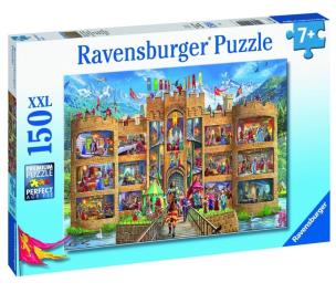 Opakowanie Puzzle 150 Widok na zamek rycerski XXL