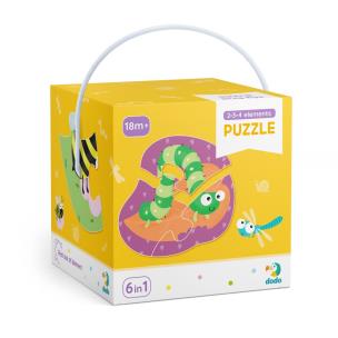 Opakowanie Puzzle 2-3-4 elementy Owady DOP300253