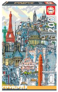 Opakowanie Puzzle 200 Paryż G3