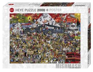 Opakowanie Puzzle 2000 Historia muzyki (Puzzle+plakat)
