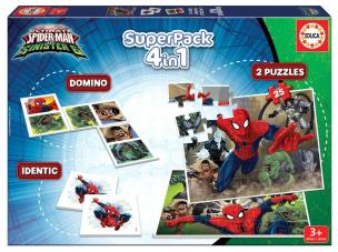 Opakowanie Puzzle 2x25 Spider-Man (Super zestaw 4w1)