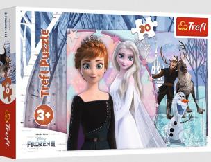 Opakowanie Puzzle 30 Magiczna Kraina Lodu TREFL