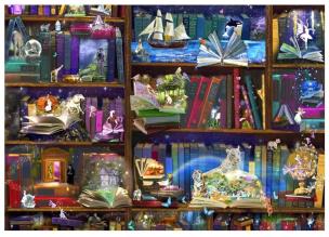 Opakowanie Puzzle 3000 Biblioteka pełna przygód