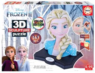 Opakowanie Puzzle 3D 163 Elsa (rzeźba do pomalowania) G3