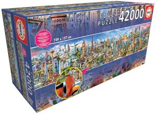 Opakowanie Puzzle 42000 Dookoła świata G3